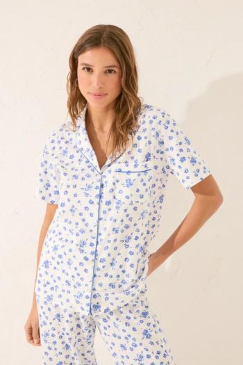 Bavlnené pyžamo women'secret biela farba, bavlnené, 3139889