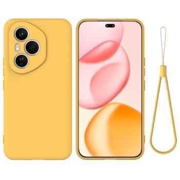 RUBBER Ochranný obal pre Honor 400 Pro 5G žltý