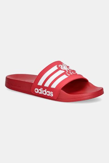 Šľapky adidas Adilette Shower Liverpool červená farba, JS4965