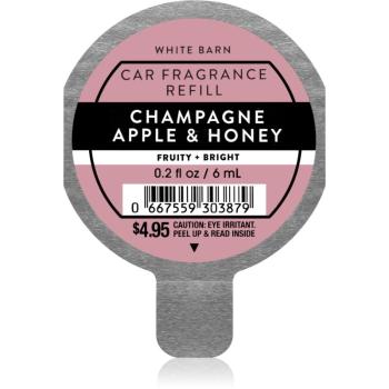 Bath & Body Works Champagne Apple & Honey vôňa do auta náhradná náplň 6 ml