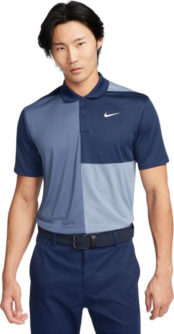 Nike Dri-Fit Victory+ Mens Midnight Navy/Ashen Slate/Diffused Blue/White S Polo košeľa