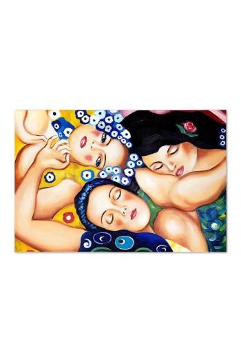 Reprodukcia maľovaná olejom home & lifestyle Dziewica, Gustav Klimt viac farieb