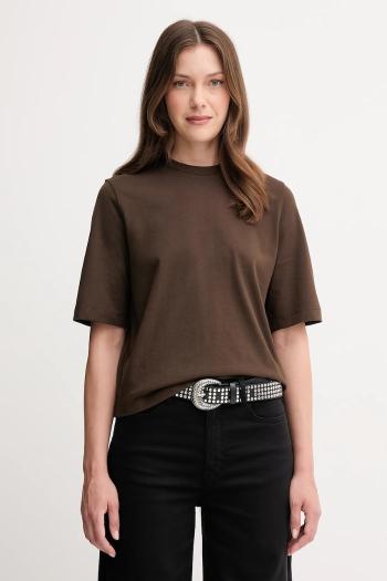 Bavlnené tričko United Colors of Benetton dámske, fialová farba, 3BL0E17G5