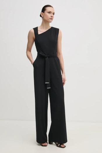 Overal Calvin Klein čierna farba, s holým chrbtom, K20K208431