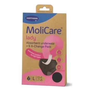MOLICARE Lady L absorpčná bielizeň 1 kus+ X-change vložka 5 kusov