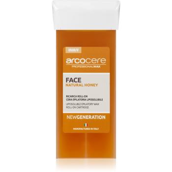 Arcocere Professional Wax Face Natural Honey epilačný vosk na tvár náhradná náplň 100 ml