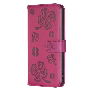 ART CLOVER Peňaženkový obal pre Xiaomi Redmi Note 14 bordový