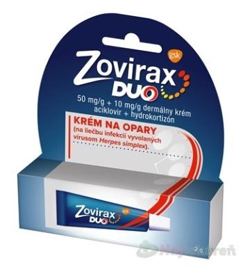 Zovirax DUO, krém na opary, 2g