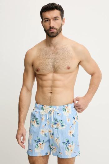 Plavkové šortky Tommy Hilfiger biela farba, UM0UM03491