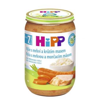 HIPP Junior Ryža s karotkou a morčacím mäsom BIO 220 g