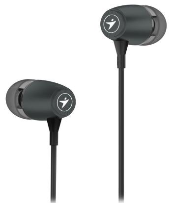 GENIUS slúchadlá HS-M318 METALLIC IRON GREY, 4pin 3, 5 mm jack, kovovo šedá