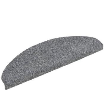 Samolepiace nášľapy na schody 10 ks svetlosivé 65x21x4 cm vpich (149705)