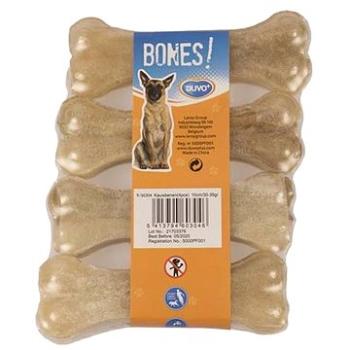 Duvo+ Bones! Lisovaná byvolia kosť 10 cm 4 ks (5413794603046)
