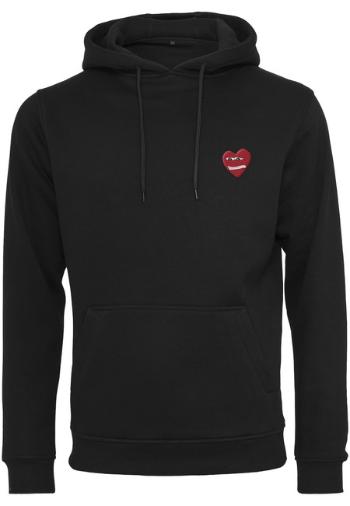 Mr. Tee Heart Hoody black - L