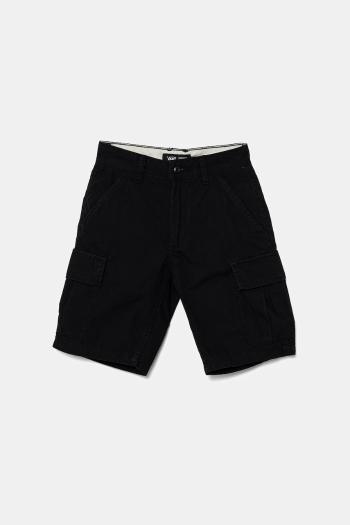 Detské bavlnené šortky Vans Service Cargo Short čierna farba, VN0007Z6BLK1