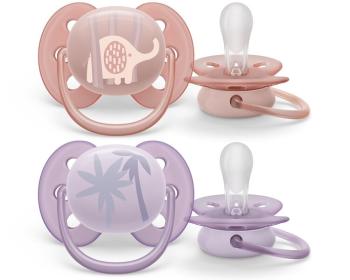 Philips AVENT Cumlík Ultrasoft Premium zvieratko 0-6m dievča 2 ks