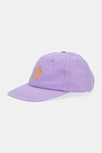 Bavlnená šiltovka Rip Curl fialová farba, s nášivkou, 04QWHE