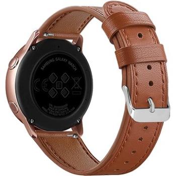 Eternico Leather Band universal Quick Release 20mm hnedý (AET-SMQRLEA25C-20)