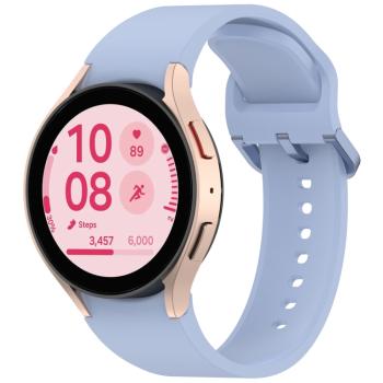 SILICONE Vymeniteľný remienok Samsung Galaxy Watch FE svetlomodrý