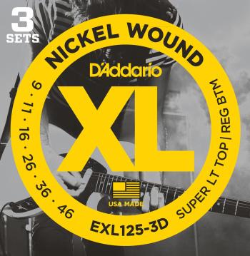 D'Addario EXL125-3D Struny pre elektrickú gitaru