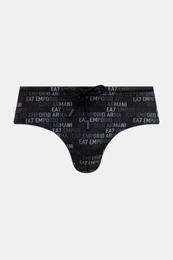 Plavky EA7 Emporio Armani čierna farba, AF13058.7M000536
