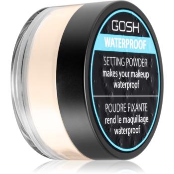 Gosh Waterproof Setting Powder vodeodolný fixačný púder odtieň 001 Transparent 7 g