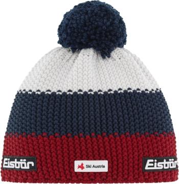 Eisbär Star Pompon SKA Beanie Burgundy/Dark Cobalt/White UNI Čiapka