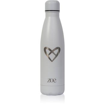 ZOE Stainless Steel Insulated Water Bottle fľaša na vodu z nehrdzavejúcej ocele farba White Matte 500 ml