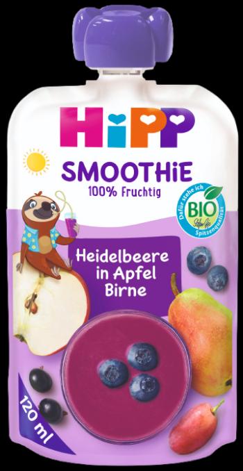 HIPP BIO Smoothie Jablko-Hruška-Čučoriedky 120 ml