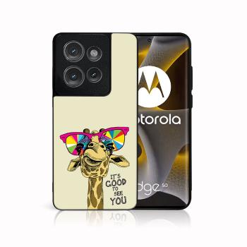 MY ART Ochranný kryt pre Motorola Edge 50 GIRAFFE (180)