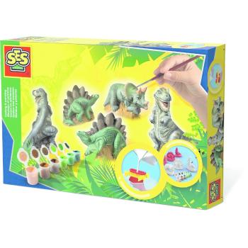 SES Plaster Triple Set Dinozauri