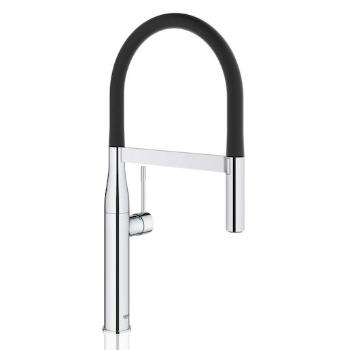 Drezová batéria GROHE Essence New s vyťahovacou sprškou chróm 30294000
