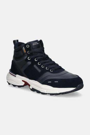 Tenisky Tommy Hilfiger M RUNNER CORDURA HI LTH MIX tmavomodrá farba, FM0FM05222