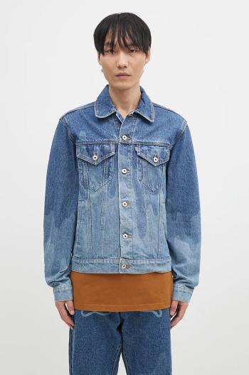Rifľová bunda ICECREAM Lazer Drip Denim Trucker pánska, prechodná, IC24369