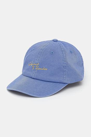 Bavlnená šiltovka Rip Curl dámska, fialová farba, s nášivkou, 04QWHE
