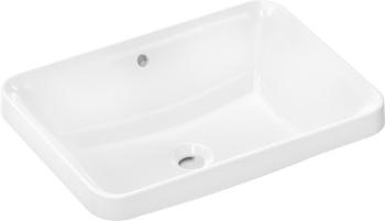 Zápustné umývadlo Hansgrohe Xuniva Q 55x40 cm bez otvoru pre batériu, s prepadom 60158450