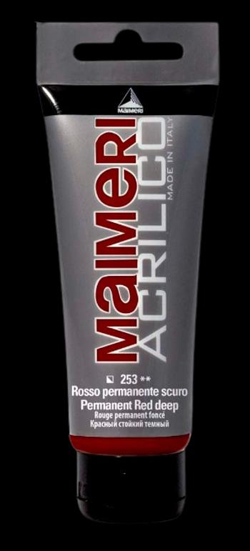 MAIMERI ACRILICO - Akrylové farby 253 - permanent red deep, 0,075 L
