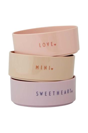 Sada misiek Design Letters Mini favourite bowl set 3-pak