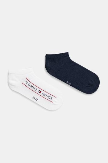 Ponožky Tommy Hilfiger 2-pak pánske, biela farba, 701232933