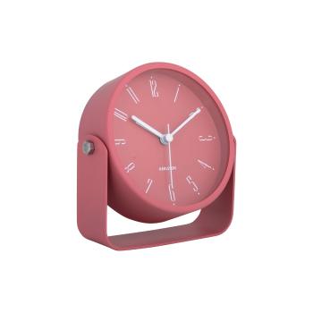 Dizajnový budík Karlsson 5989RD červený, priemer12 cm