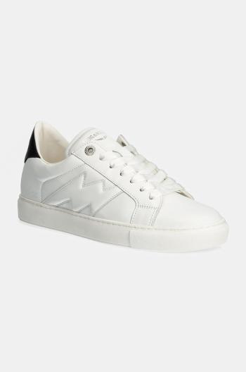 Kožené tenisky ZADIG&VOLTAIRE La Flash biela farba, SWSN00478