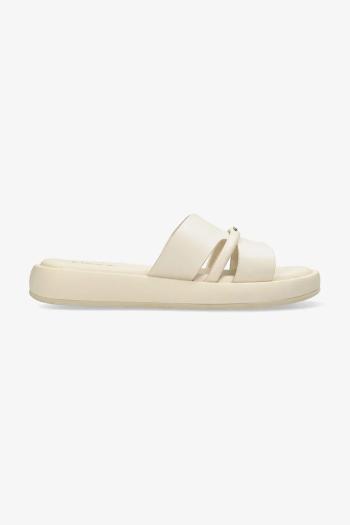 Šľapky Mexx LOTUS II PACHA dámske, béžová farba, na platforme, MI001602251W