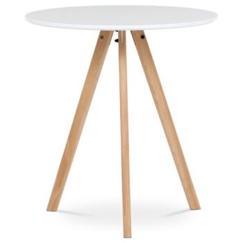Jedálenský stôl Autronic 70x75 cm biely MDF mat DT-320 WT