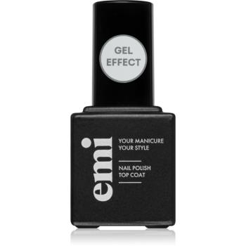 emi Top Coat Ultra Strong vrchný lak na nechty pre dokonalú ochranu a intenzívny lesk bez použitia UV/LED lampy 9 ml