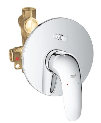 Sprchová a vaňová batéria GROHE Eurostyle New vrátane podomietkového telesa chróm 23730003