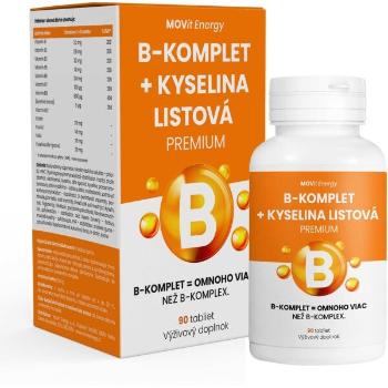 MOVIT ENERGY MOVIT B-KOMPLET 1 KYSELINA LISTOVÁ PREMIUM 90 TABLET Doplněk stravy, , velikost