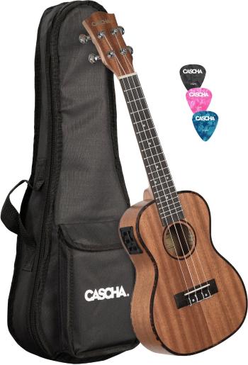 Cascha HH2035E Natural Koncertné ukulele