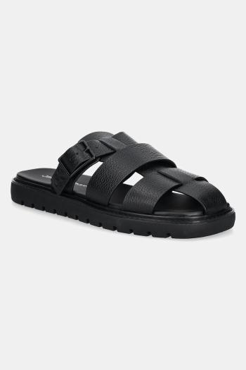 Šľapky Calvin Klein Jeans SQ MOLDED SANDAL FISHERMAN pánske, čierna farba, YM0YM01220