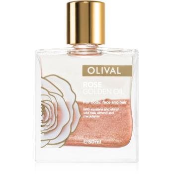Olival Rose Gold olej s trblietkami na tvár, telo a vlasy 50 ml