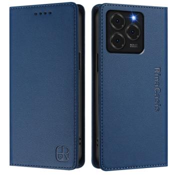 RINA Zaklápacie puzdro pre Ulefone Note 20 Pro tmavomodré